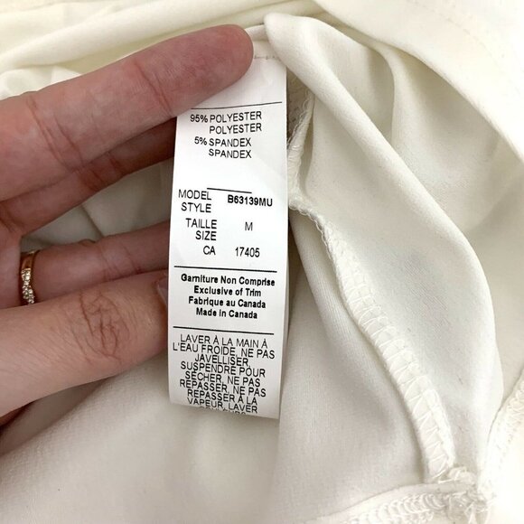Conrad C Collection Top Medium Women’s White Tank - Picture 9 of 12